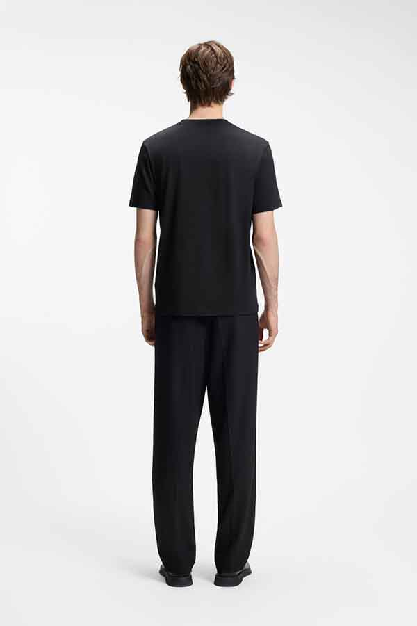 ΜΠΛΟΥΖΑ T-SHIRT HUGO - 001 ΜΑΥΡΟ
